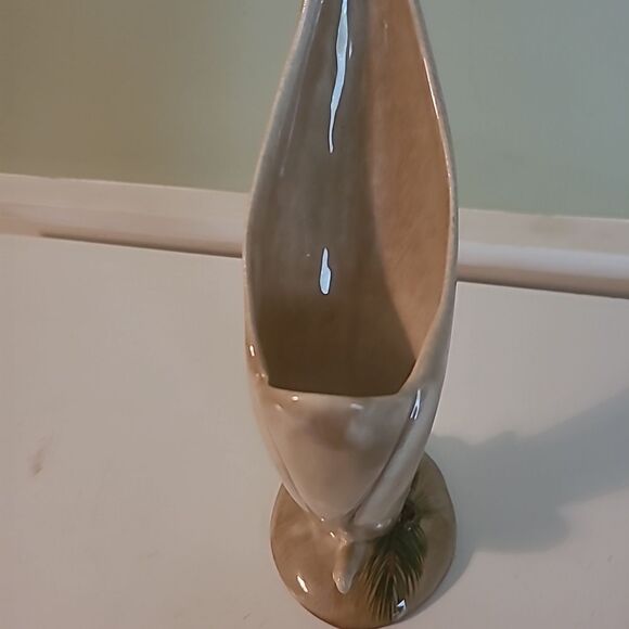 Glady's Pottery Cornucopia Vase - Picture 2 of 5